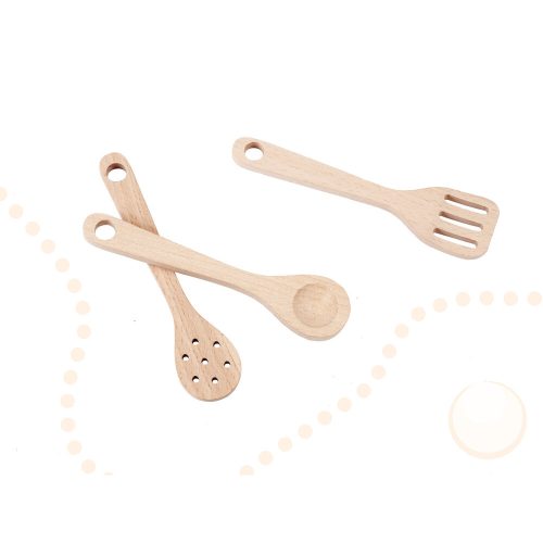 Children's retro MDF wooden kitchen with BOHO accessories