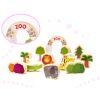 Oktatási fa város puzzle blokkok 120el.