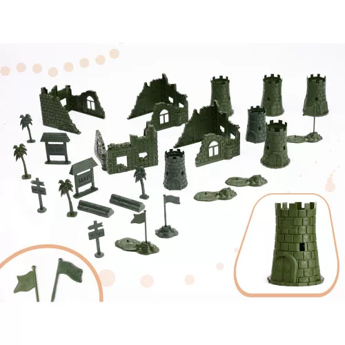 Soldiers military base figures set of 114.