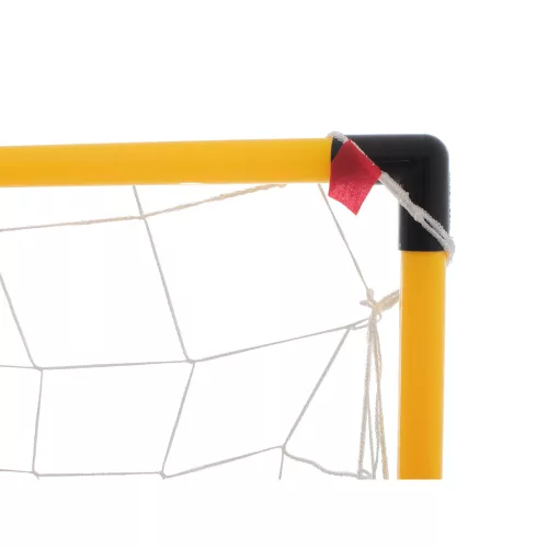 Football goal with net + target mat + ball
