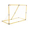 Football goal with net + target mat + ball