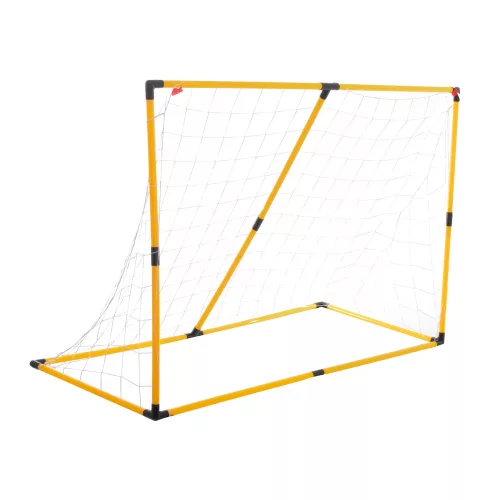 Football goal with net + target mat + ball