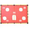 Football goal with net + target mat + ball
