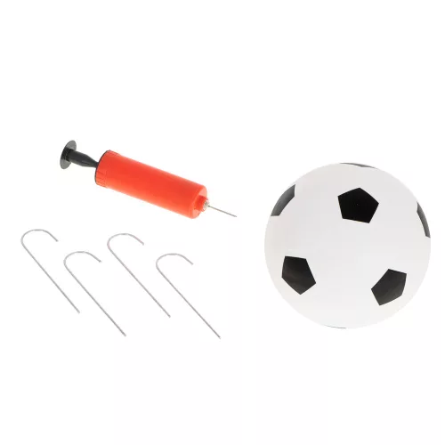 Football goal with net + target mat + ball