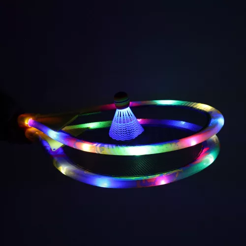LED light-up tennis rackets + darts