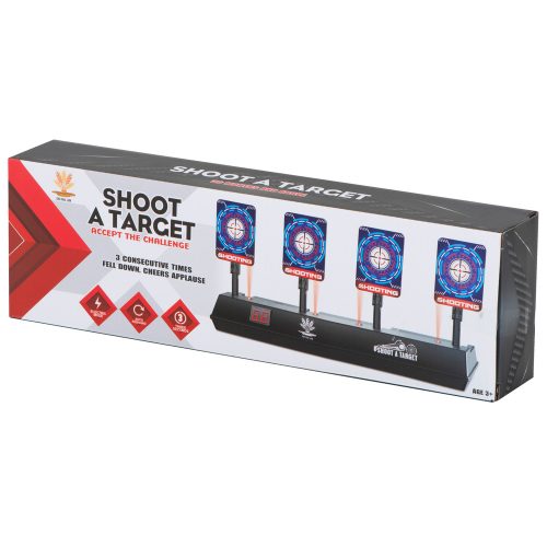 Electronic target board for shooting digital 4 targets