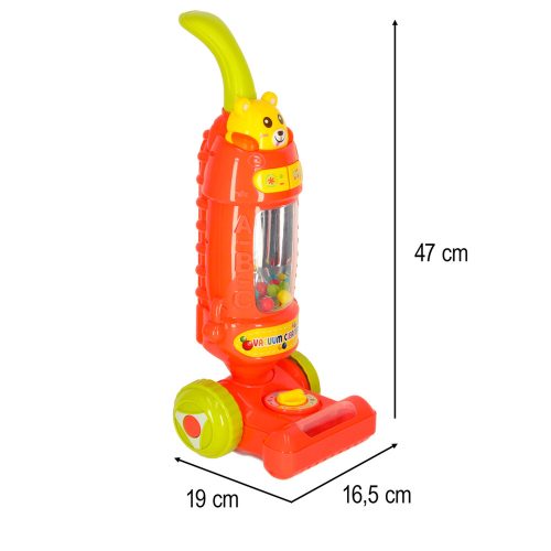 Interactive baby vacuum cleaner with raspberry