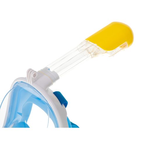 Full-face foldable snorkel mask S/M blue