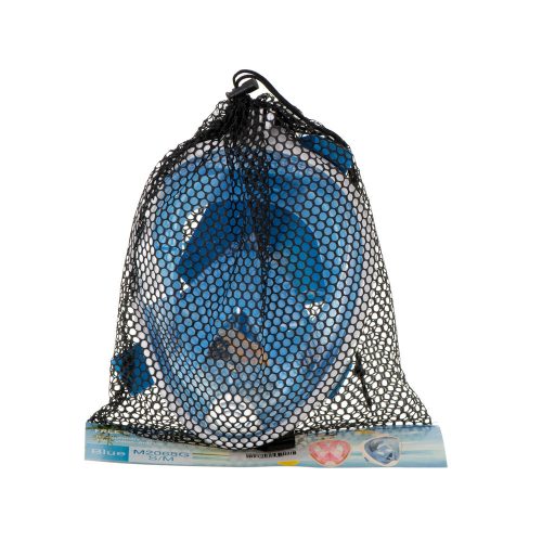 Full-face foldable snorkel mask S/M blue