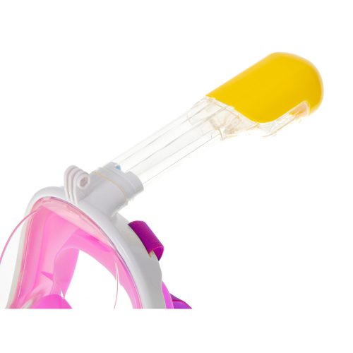 Full-face foldable snorkel mask S/M pink
