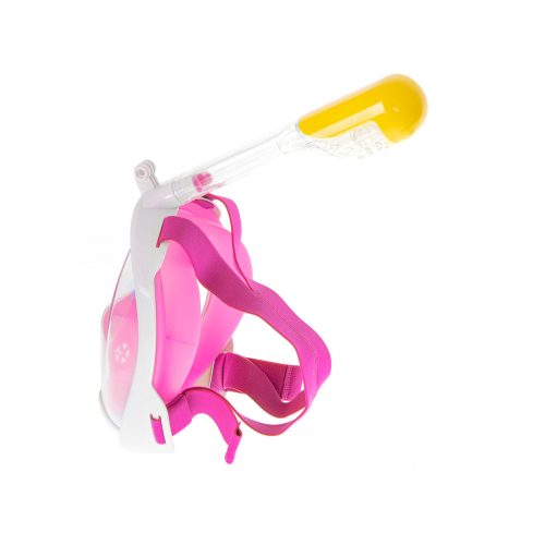 Full-face foldable snorkel mask S/M pink
