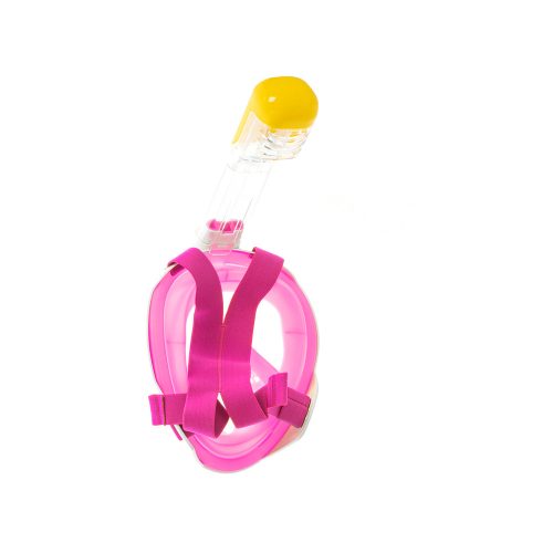 Full-face foldable snorkel mask S/M pink