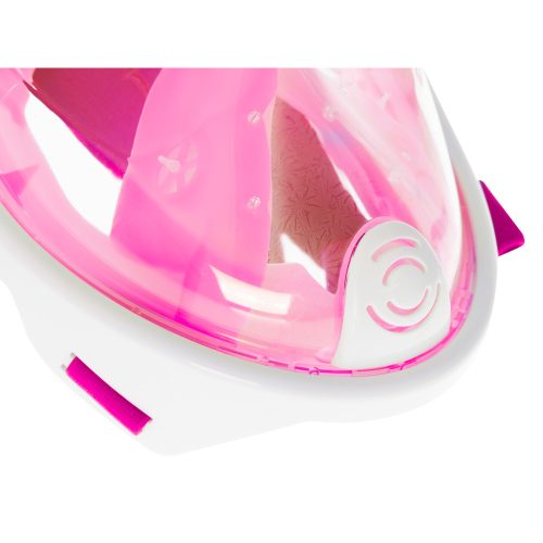 Full-face foldable snorkel mask S/M pink
