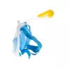Full-length foldable snorkel mask L/XL blue