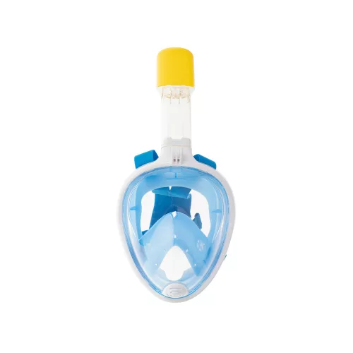 Full-length foldable snorkel mask L/XL blue