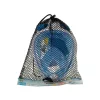 Full-length foldable snorkel mask L/XL blue