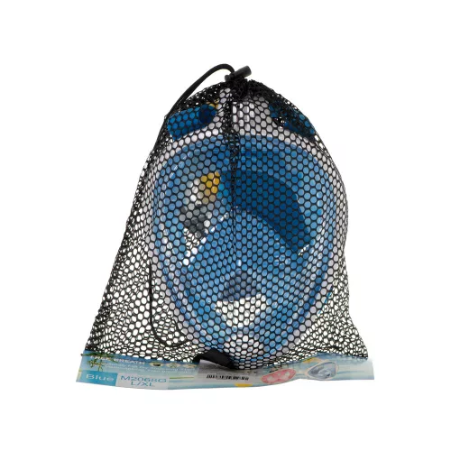 Full-length foldable snorkel mask L/XL blue