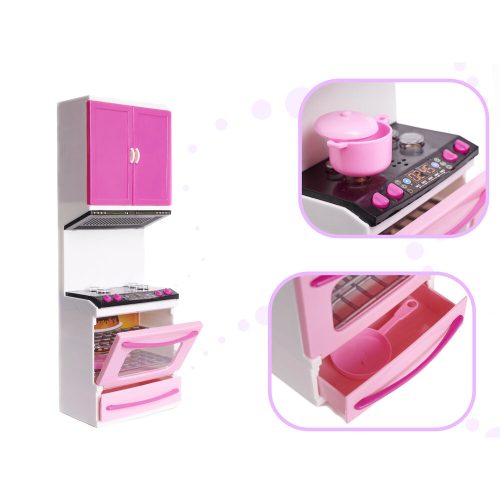 Dollhouse kitchen 4 segment LED sounds