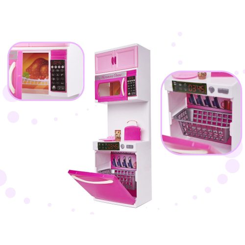 Dollhouse kitchen 4 segment LED sounds