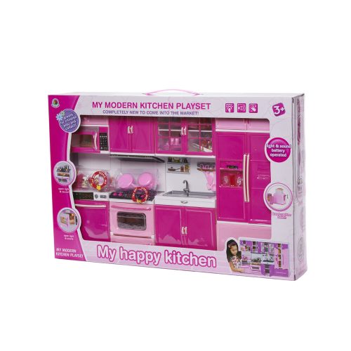 Dollhouse kitchen 4 segment LED sounds