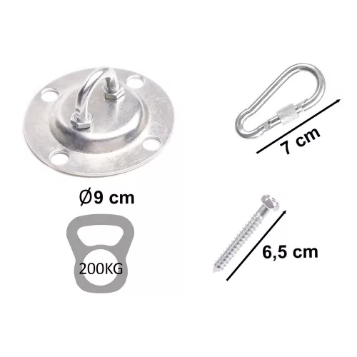 Ceiling mount for hammock chain swing 200kg