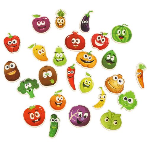 Fruit/vegetable can puzzle 25 puzzles