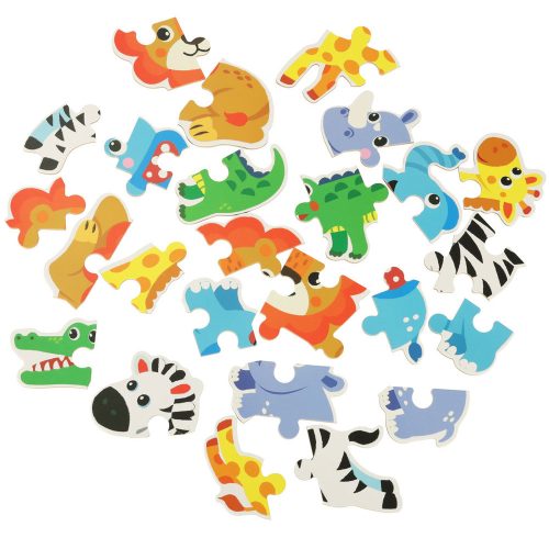 Puzzle in a tin safari animals 25 puzzles