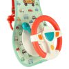 Interactive steering wheel for the car with sound
