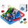 Obstacle course interactive parking race with 4 cars