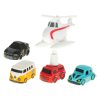 Obstacle course interactive parking race with 4 cars