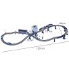 Elektromos vonat rendőrkocsik 92 akkumulátor ~300cm