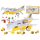 Transporter plane + 6 cars construction vehicles side/front