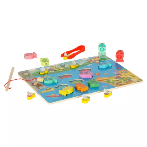 Montessori Bee Magnetic Wooden Fishing Toy