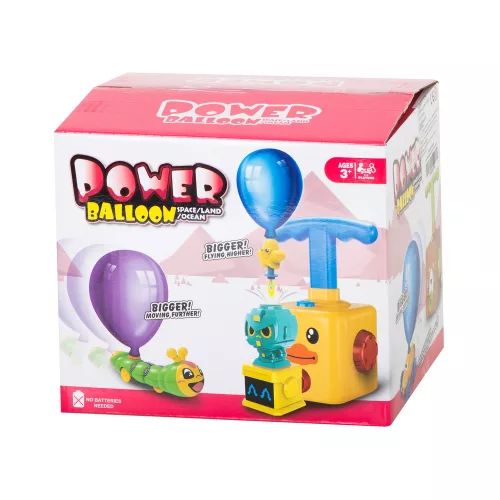 Aerodynamic car teddy bear balloon launcher