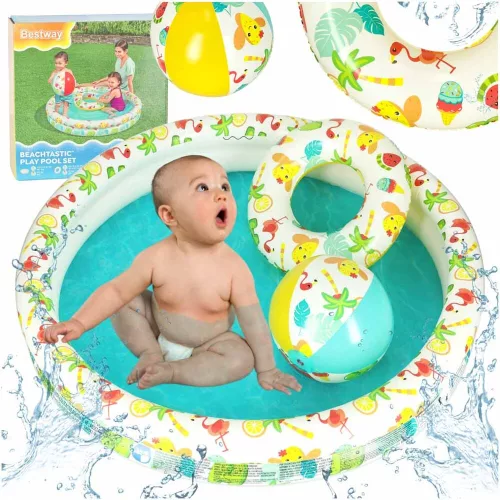 BESTWAY 51124 Billiard Ball Round Rolling Pool 122cm