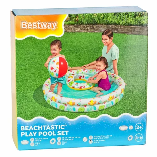 BESTWAY 51124 Billiard Ball Round Rolling Pool 122cm
