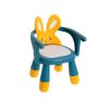 Feeding and play table chair yellow and blue