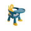 Feeding and play table chair yellow and blue