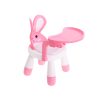 Feeding and play table chair pink