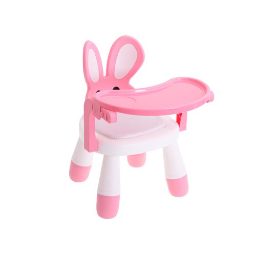 Feeding and play table chair pink