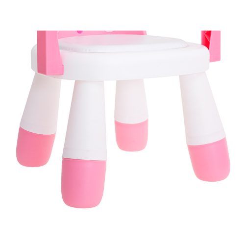 Feeding and play table chair pink