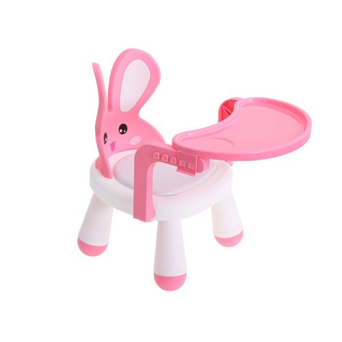 Feeding and play table chair pink
