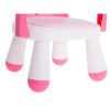 Feeding and play table chair pink