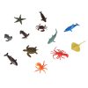 Tengeri állatok, vad dinoszauruszok figuráinak szett mix 48 darabos