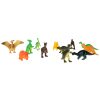 Tengeri állatok, vad dinoszauruszok figuráinak szett mix 48 darabos