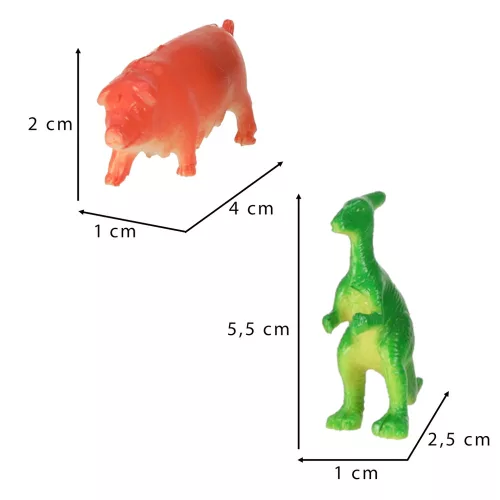 Figures sea animals wild dinosaurs set mix 48pcs