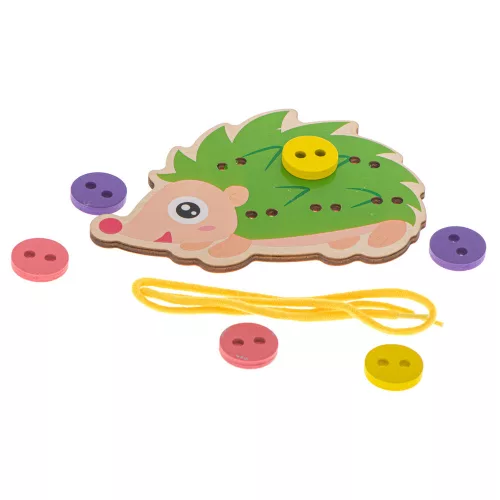 Button sewing kit, hedgehog