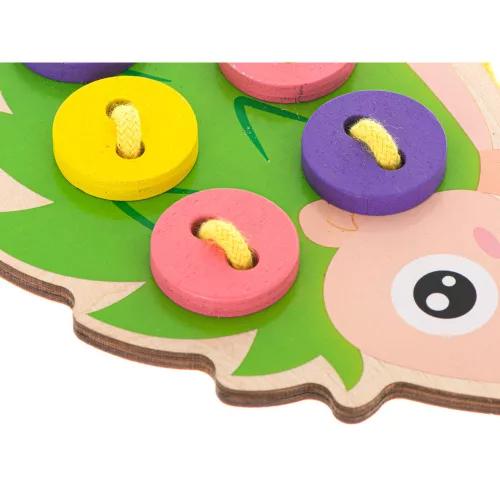 Button sewing kit, hedgehog