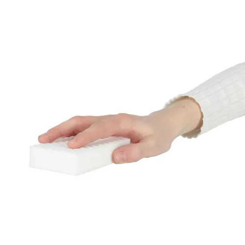 Magic melamine sponge removes tough stains