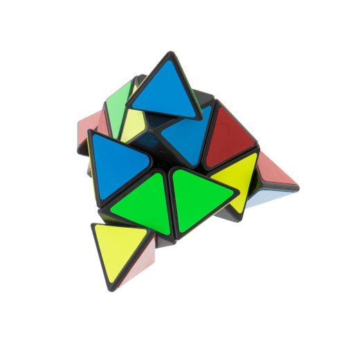 PYRAMINX puzzle cube game Black MoYu